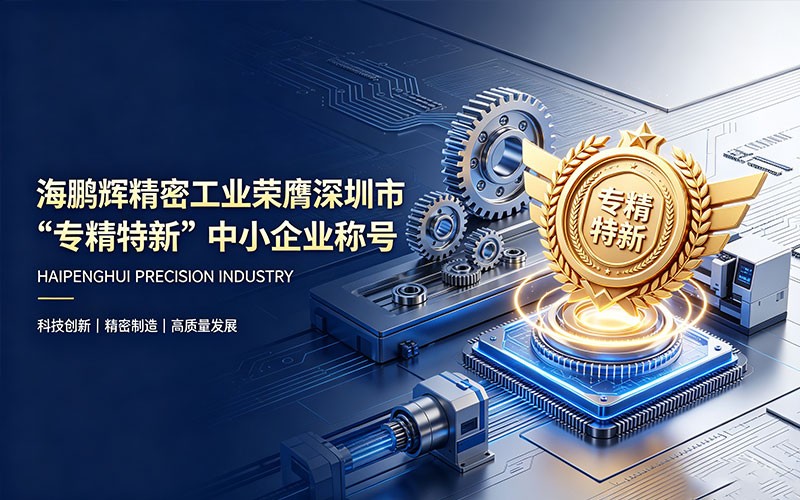 海鹏辉精密工业荣膺深圳市“专精特新”中小企业称号 